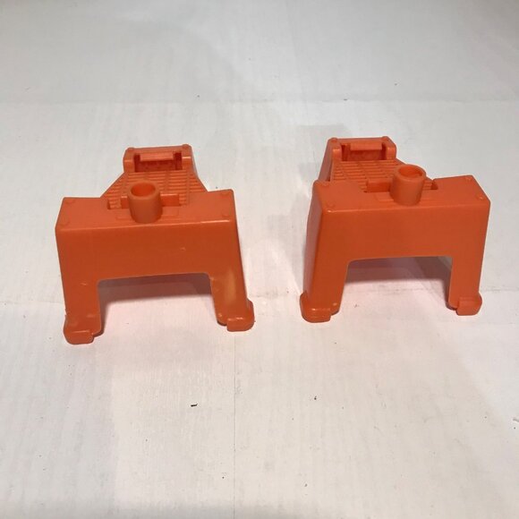 Thomas the Train Trackmaster Curved Track Supports x 2 Orange - Picture 5 of 9